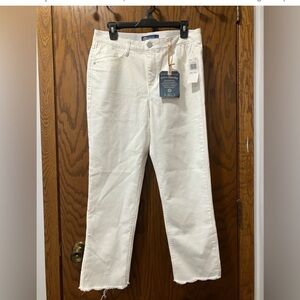 Democracy Ab-solution White Denim Jeans NWT 10